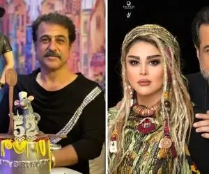 رامین راستاد با همسر کم سنش تیپ مردونه زد شاپو گذاشت / بیوگرافی و چشمی که دو رنگ داره