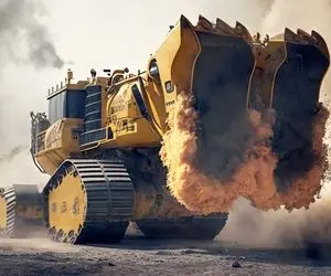 ماشین آلات غول پیکر؛ ماشینای پرشگفت که ساختمونارو میخورنو جلدی همه رو با یکسان میکنن