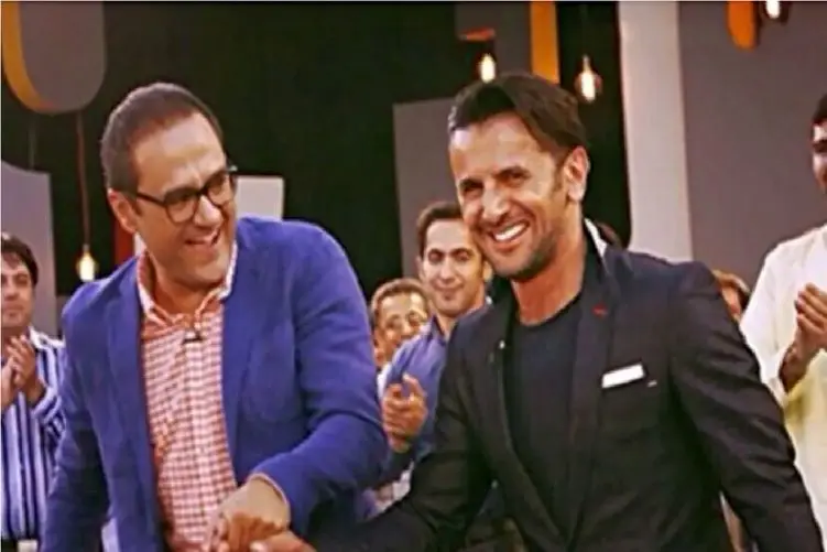 سکانس خندان/امین حیایی ادای رامبدو از خودش بهتر درمیاره/رامبد به قهقهه افتاده