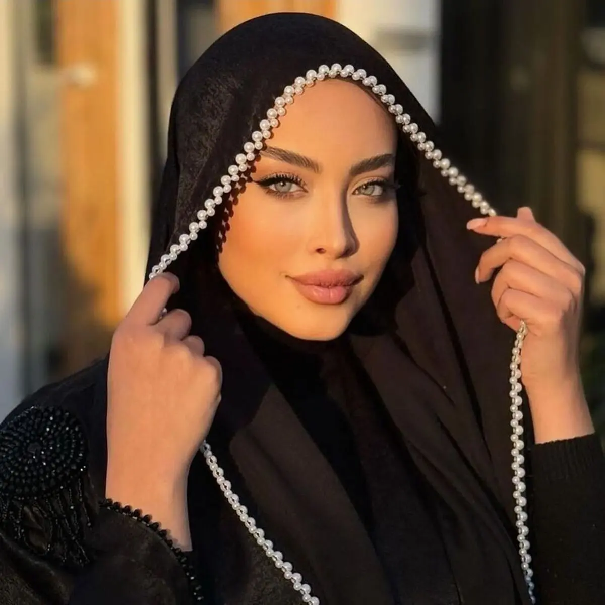 شال های مجلسی مشکی
