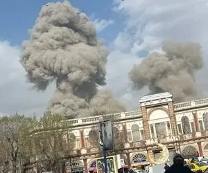تخریب گسترده در خیابان‌های اطراف مجتمع حکومتی در پاستور