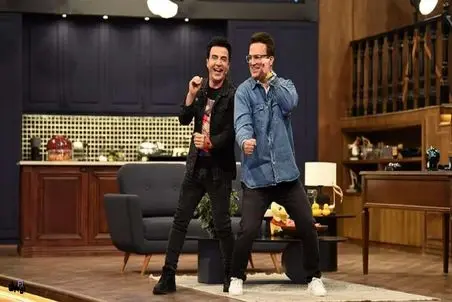 سکانس خندان/حاج خانم با هوش و ذکاوت برنامه رو ترکوند/حامد آهنگی پرتاب شد از خنده