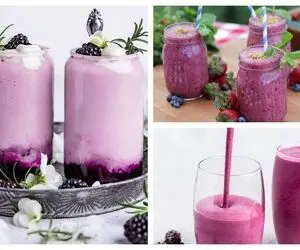 طرز تهیه میلک شیک شاتوت؛ این خوش رنگِ خوشمزه رو یه بار بنوش حتما مشتری میشی
