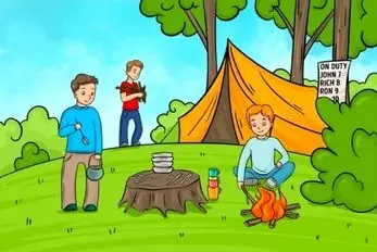 بازی فکری؛ اگه شش دانگ باهوشی تعداد افراد تو کمپ رو بگو