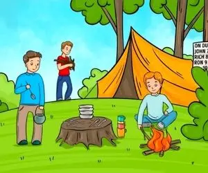 بازی فکری؛ اگه شش دانگ باهوشی تعداد افراد تو کمپ رو بگو