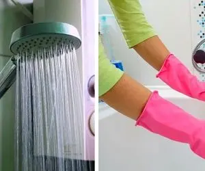 تمیز کردن حمام با مواد طبیعی / بشمار سه کاشی و شیرآلات حمام رو برق بنداز