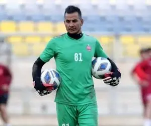 لحظه‌شماری دروازه‌بان پرسپولیس برای دیدار با الهلال
