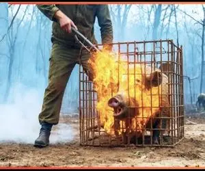 فرآوری سگ؛ سگ‌های خیابونی رو زنده تو آبجوش میجوشونن درسته کباب و سرو میکنن