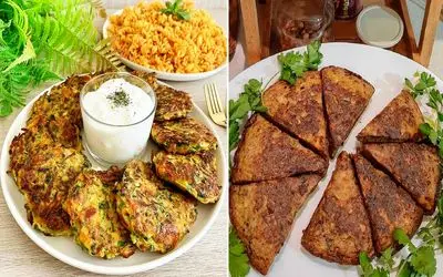 طرز تهیه کوکو بادمجون و کدو / یه غذای خوشمزه و آسون که میتونه یه شام عالی باشه