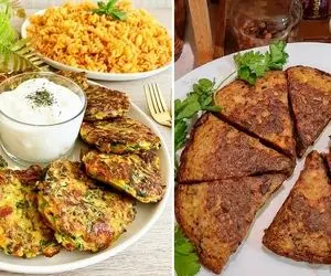 طرز تهیه کوکو بادمجون و کدو / یه غذای خوشمزه و آسون که میتونه یه شام عالی باشه