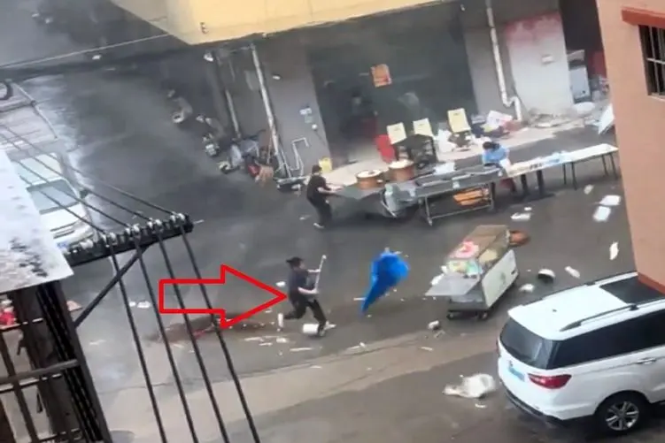 معماری طبیعت؛ طوفان و بوران چرخ دستی یارو  رو برد از کرج تا تهران دنبالش دوید