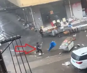 معماری طبیعت؛ طوفان و بوران چرخ دستی این آقا رو برد از کرج تا تهران دنبالش دوید