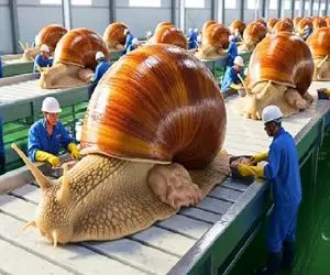 فرآوری حلزون؛ صنعت لاکچری حلزون در اروپا؛ چطور این موجود نرم، طلا می‌شود!