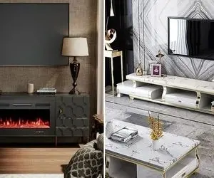 میز تلویزیون های مدرن و شیک / گذشت اوم زمون که میزای یوقور میذاشتن الان اینا مده