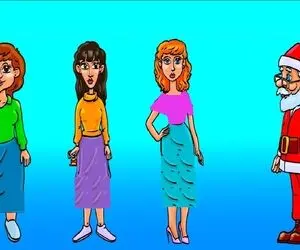هوش تصویری؛ اگه فکر میکنی زدی رو دست باهوشا بگو کدوم از این خانوما همسر بابانوئل ؟