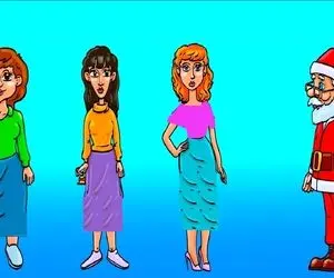 هوش تصویری؛ اگه فکر میکنی زدی رو دست باهوشا بگو کدوم از این خانوما همسر بابانوئل ؟