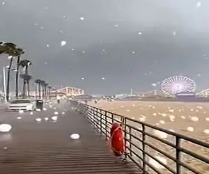 معماری طبیعت؛ با این تگرگ ها که از آسمون بارید میشه به جرم حمل سلاح سرد بازداشتش کرد