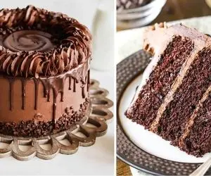 طرز تهیه یه کیک شکلاتی جذاب واسه تولد؛ یه برش ازش بزن بر بدن تا مشتری همیشگیش شی