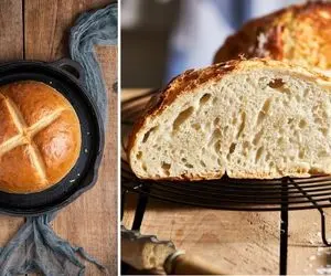 طرز تهیه نون شیرمال بدون فر / خوشمزه ترین نون خونگی رو توی ماهیتابه بپز