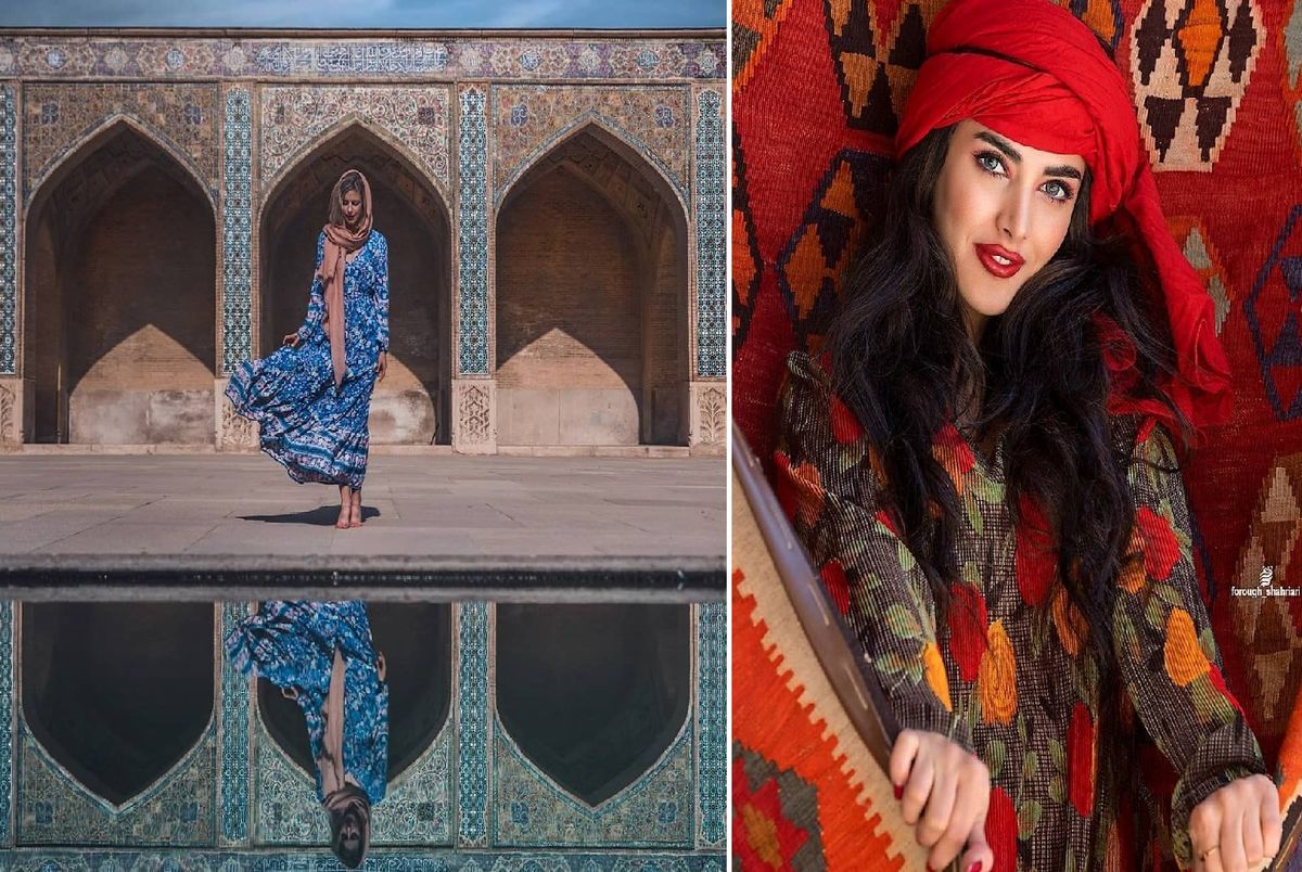 use Persian colors to bright as original as a star