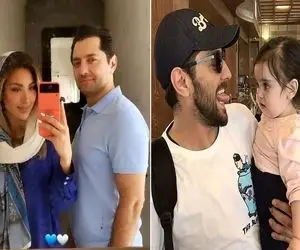 چیدمان خونه فوق العاده لاکچری بهرام رادان به سلیقه مینا خانومش / پسرشو میبره باشگاه!