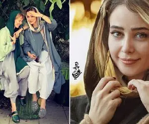 لبخند ژکوند "خانم بازیگر شیطون" با دوستاش حتی وقتی چپه شدن! +عکس