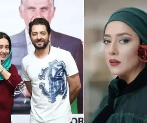 سیس عقاب "بهاره کیان افشار" با بهرام خان؛ با پرده خونشون مانتویی دوخته که بیا و ببین!