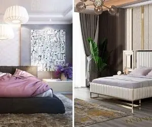 دوست داری تو بهشت بیدار شی؟ دکوراسیون اتاق خواب زوج به بهترین شکل ممکن