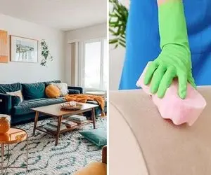 ترفند تمیز کردن مبلمان با مواد خانگی / شامپو فرش نزنی سیاه بشه دوباره خریدش کمر شکنه