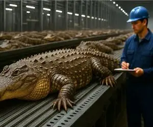 فرآوری تمساح؛ تجارت محدود لاکچری با پوست و گوشت تمساح