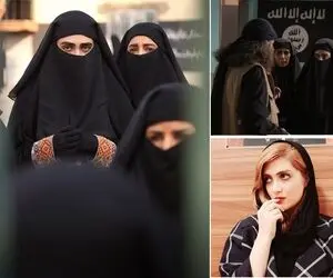 الناز ملک بازیگر آیسان سقوط کیست؟ قُمری خوش تراشی که با این چشا تو دل داعش فتنه انداخت