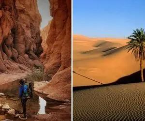 معرفی کویر حلوان و کال جنی طبس / مکان هایی دیدنی و پر از رمز و راز