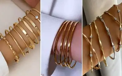 النگوهای جدید و مینیمال؛ مختص خانوم های امروزی و شیک که به خاطره سادگیشون همیشه مدن