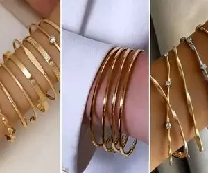 النگوهای جدید و مینیمال؛ مختص خانوم های امروزی و شیک که به خاطره سادگیشون همیشه مدن