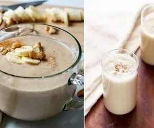 عصر های بارونیِ پاییز یه میلک شیک داغ موزی میچسبه و بس؛ اینجوری درست کن و حالش رو ببر