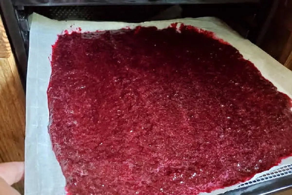 خشک-کردن-لواشک-آلبالو-در-فر