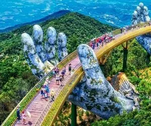 و خدایی که دستانش بر زمین است؛ معماری شاهکار پل دست خدا، ویتنام