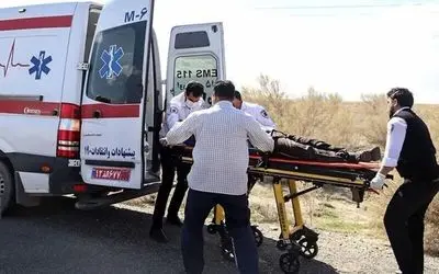 واژگونی مینی بوس سرویس معدن 11 مصدوم برجای گذاشت