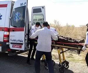 واژگونی مینی بوس سرویس معدن 11 مصدوم برجای گذاشت