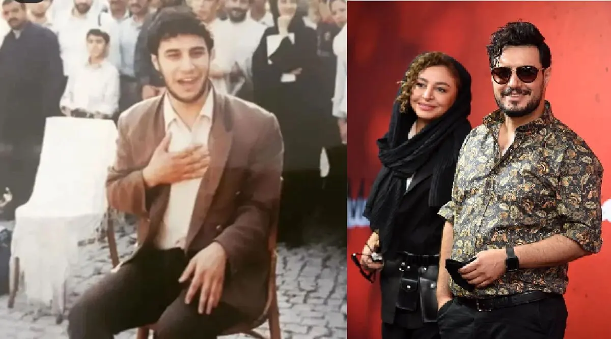 جواد عزتی و همسرش
