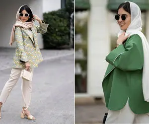 این روزا هوا یه جوریه استایل فقط با مانتو ژاکارد میچسبه؛ نه مانتو لینن نه کت جین!