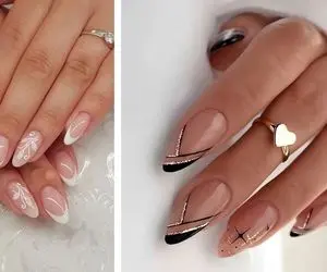 ایده های جذاب برای طراحی ناخن فرنچ / ناخن هات رو خیلی ساده و شیک درست کن
