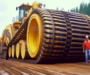 ابزارآلات غول پیکر؛ ماشین راه سازی که میتواند یک کوه کامل را در یک روز صاف کند