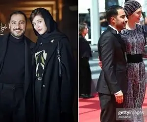 تغییر چهره و اوت فیت فرشته حسینی در فستیوال بدون حضور همسرش نوید محمد زاده