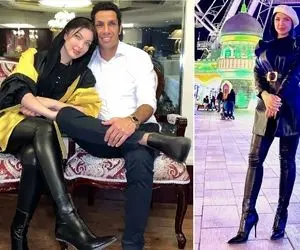 حرکت باورنکردنی "همسر سپهر حیدری" در فخرفروشی؛ گوشی فاخر  دست پسر پنج ساله اش