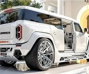 دنیای خودروسازی؛ HUMMER H1 شورش ۱۱۰۰ اسبی بر قوانین آفرود و شهر با قلب الکتریکی