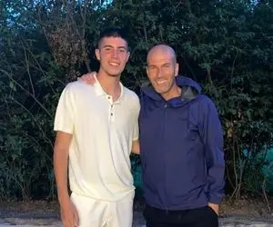 پسر اسطوره رئال در تمرینات تیم بزرگسالان