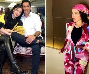 زنِ سپهر حیدری دیگه تو خوشگلاسیون آشو با جاش خورده؛ چه باندانایی پوشید تو پینک استایلش!