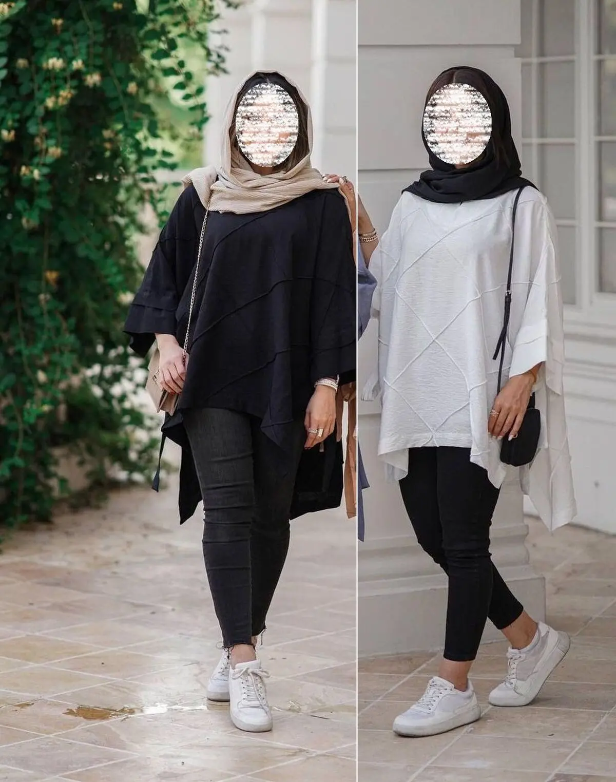 استایل سفید و مشکی