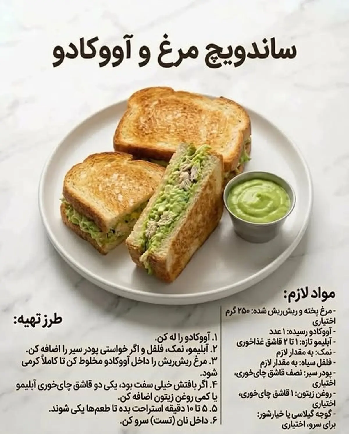 ساندویچ مرغ 8